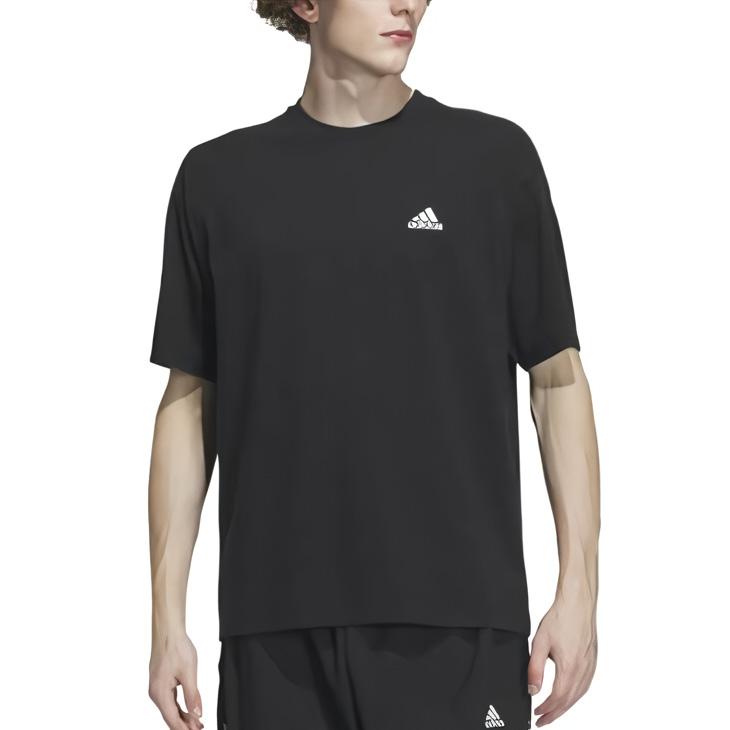 アディダス 半袖 Tシャツ メンズ adidas WORDING コットンT クルーネック ルーズフィット スポーツウェア 男性用 スポーティ トップス カジュアル /JSY30｜w-w-m｜05