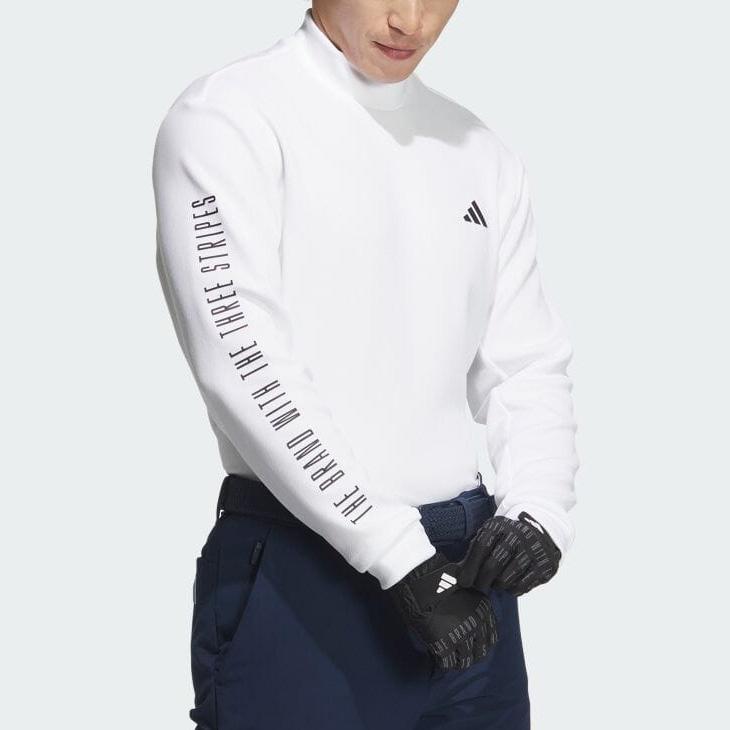 adidas（アディダス） モックネックシャツ 長袖 メンズ ゴルフウェア