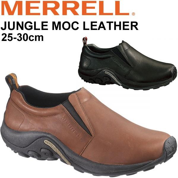 モックシューズ メンズ スリッポン スニーカー メレル MERRELL ジャングル モック レザー JUNGLE MOC LEATHER/スポーティ/JUNGLEMOC-LEA【取寄】【返品不可】｜w-w-m