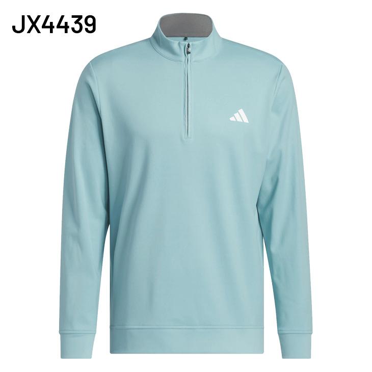 アディダス スウェットシャツ 長袖 メンズ ゴルフウェア adidas GOLF ハーフジップ プルオーバー ゴルフトレーナー ストレッチ ゴルフスウェット 男性 紳士用 メンズウェア 秋冬 服 トップス ブランド ADIDAS GOLF アパレル/JVU44 adidas（アディダス） スウェットシャツ 長袖 メンズ ゴルフウェア
