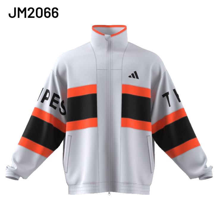 アディダス ウィンドブレーカー メンズ adidas M WORD ウーブンジャケット 裏メッシュ フルジップ ルーズ スポーツウェア アウター トレーニング /KQD39の画像