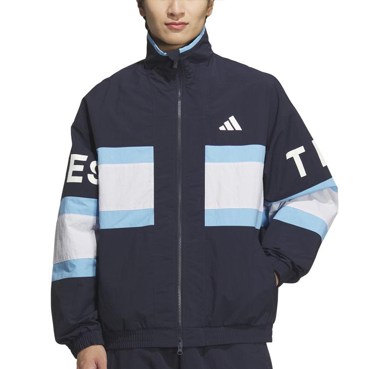 新品　アディダスオリジナル　メンズ　裏メッシュ　スポーティ　ナイロンジャケットM adidas（アディダス） ナイロンジャケット ワーディングパック ルーズ