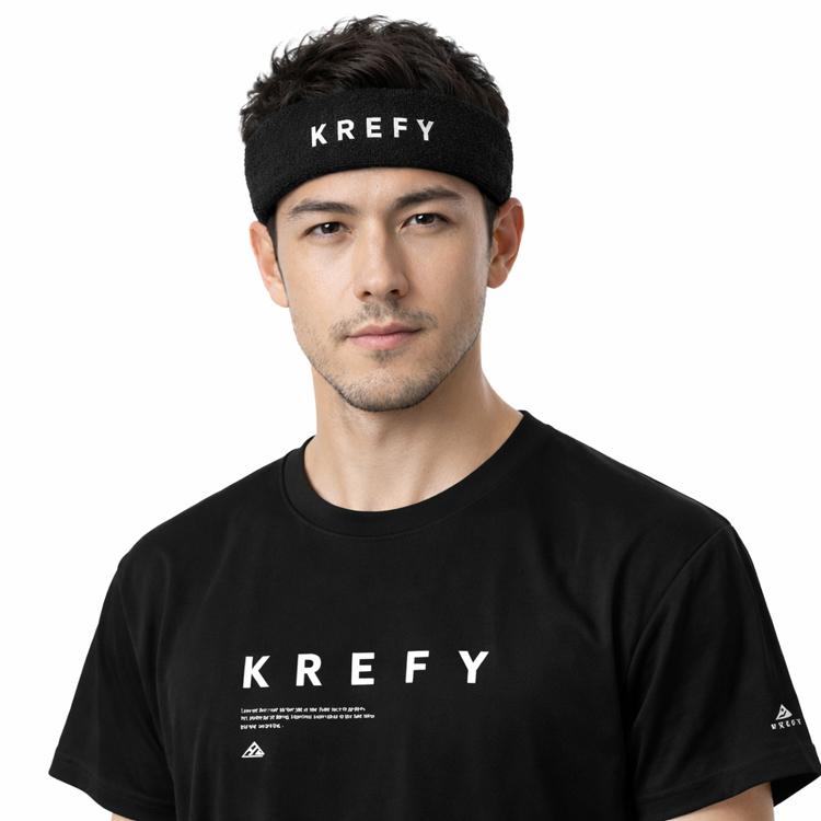 KREFY クレフィー 園田啓悟選手オリジナルブランド ヘアバンド 幅6cm