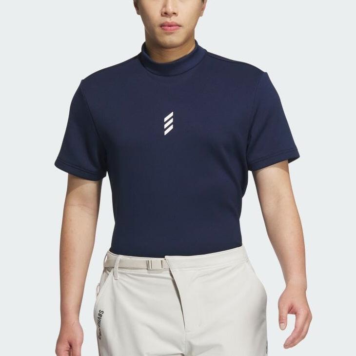 adidas（アディダス） 半袖シャツ モックネック メンズ ゴルフウェア