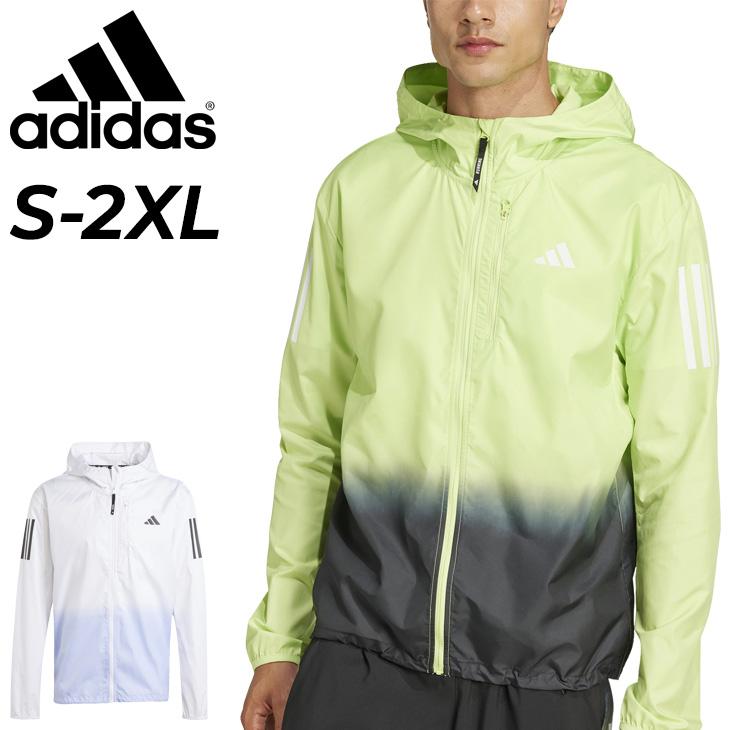 ホワイト ロゴプリント ジャケット プリンスウィンドジャケット 撥水・UVケア （メカニカルストレッチ