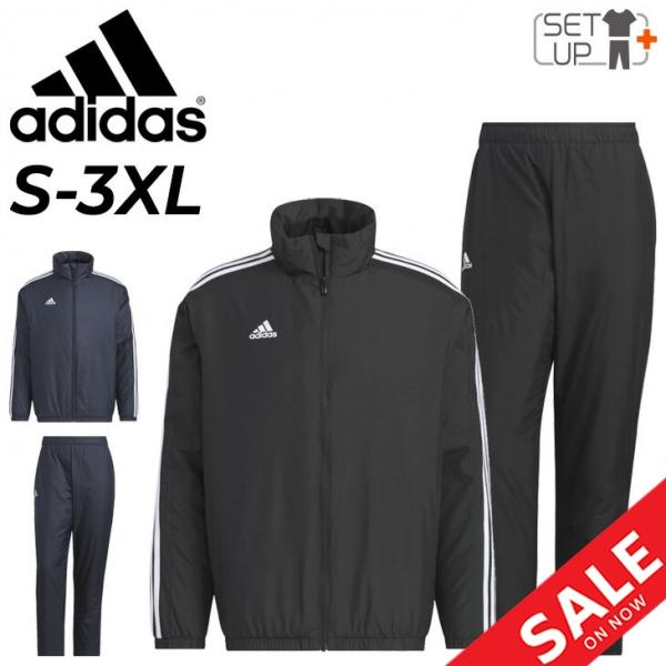 未使用【アディダス】トレーニング ウェア セットアップ 上下セット M 黒×白 adidas（アディダス） トレーニングウェア メンズ 上下 adidas M MH 3S