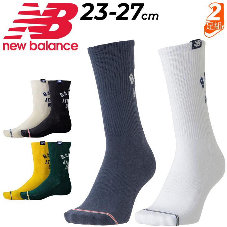 ニューバランス ２足セット New Balance（ニューバランス） 靴下 クルー丈 2足組 メンズ