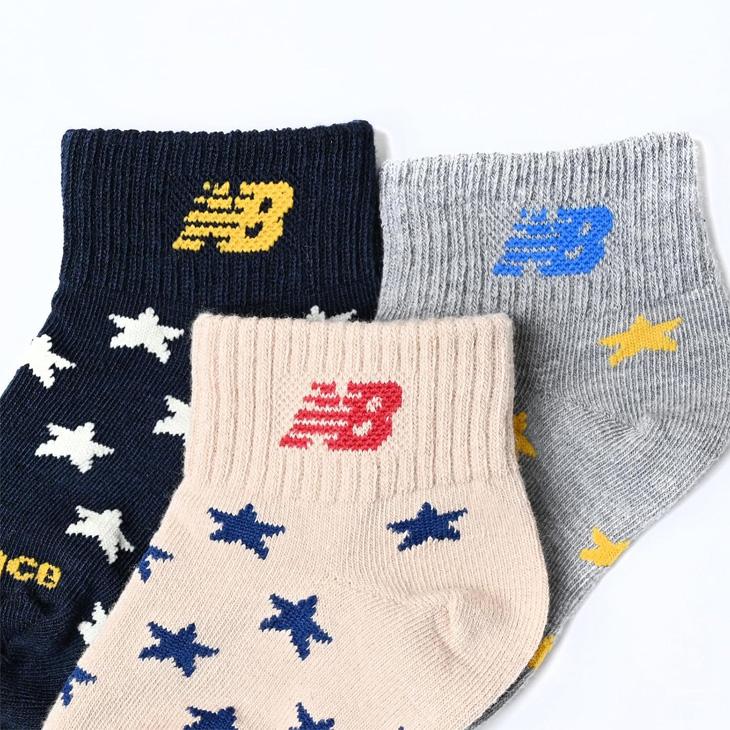 New Balance（ニューバランス） 靴下 3足組 キッズソックス 13-19cm