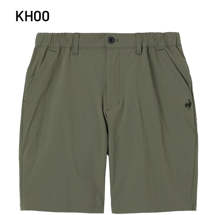 カーキM ラフロッグ　メンズ　接触冷感ハーフパンツ　ゴルフパンツ le coq sportif（ルコックスポルティフ） ルコック ゴルフパンツ