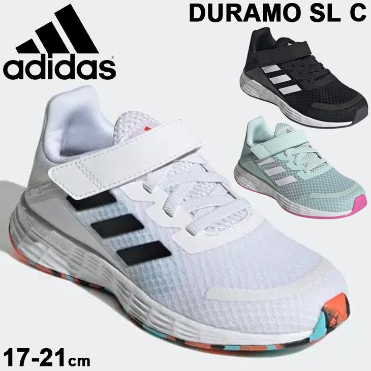 キッズ スニーカー ジュニア シューズ 子供靴 17-21.0cm/adidas アディダス デュラモ DURAMO SL C/スポーツ 男の子 女の子 ランニング 小学生 /LQB58【a20Qpd】｜w-w-m