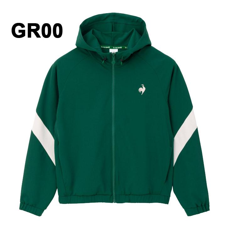 新品未使用 ルコックゴルフ◆ナイロン ジャケット レディース◆グリーン M le coq sportif（ルコックスポルティフ） ルコック トレーニング
