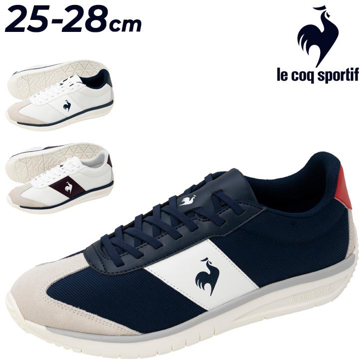 ルコック スニーカー メンズ ユニセックス 2E相当 le coq sportif LCS クオーツ｜ブランド シューズ スポーティ シンプル キレイめ 消臭 男性 紳士靴 メンズシューズ くつ 運動靴/LU5FSN50UZ le coq sportif（ルコックスポルティフ） ルコック スニーカー メンズ