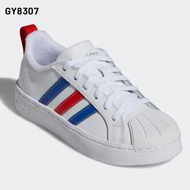 かむ　【新品】adidas スニーカー　　 ※箱無し、紐付き adidas キッズ スニーカー ジュニアシューズ 子供靴 ひも靴