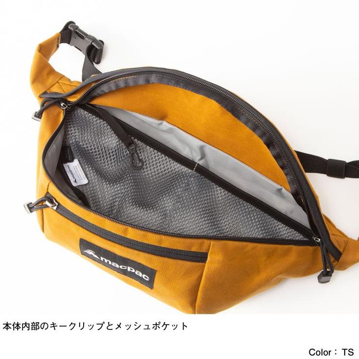 マックパック ウエストポーチ 4.5L macpac バンバックL ユニセックス エストバック ヒップバッグ 耐水性 かばん 鞄 アウトドア キャンプ デイリー /MM72305｜w-w-m｜11