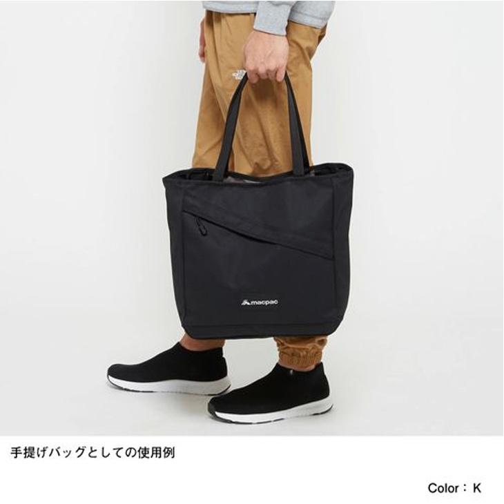 macpac 黒 トートバッグ トートバッグ 鞄 メンズ レディース マックパック MACPAC ライト