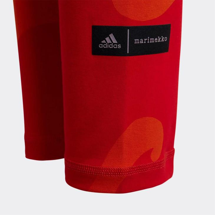 adidas✖️marimekko コラボレギンス　XSサイズ adidas アディダス キッズ レギンス ロングタイツ マリメッコ