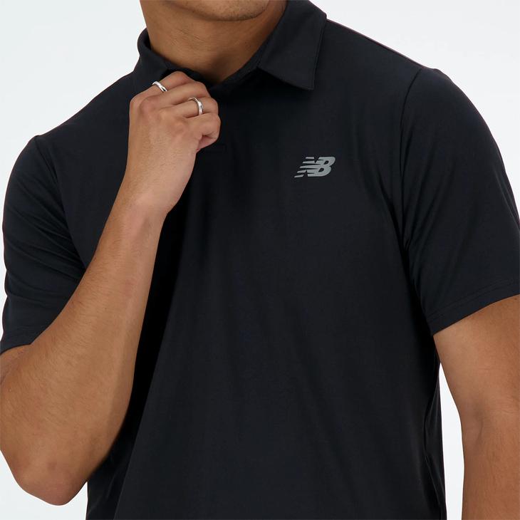 new balance golf DRY-MIX ポロシャツ ブラック New Balance ニューバランス 半袖 ポロシャツ メンズ Newbalance