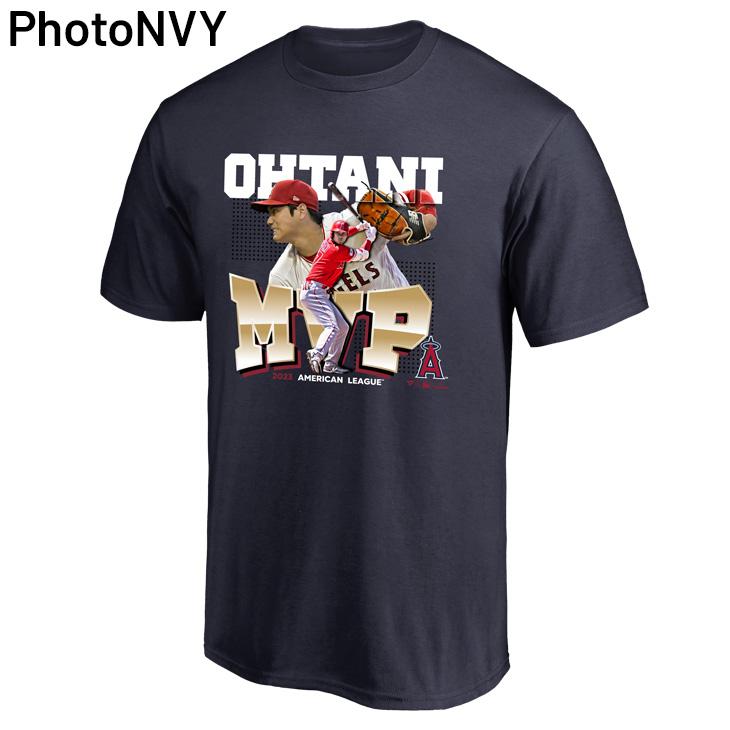 大谷翔平選手 2023アメリカンリーグ MVP受賞 記念グッズ フォトTシャツ