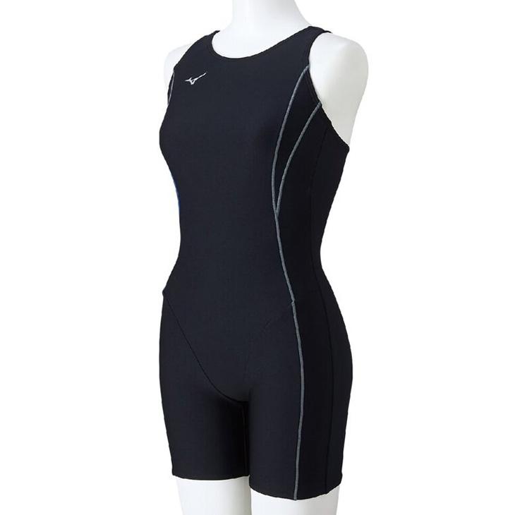 Mizuno ブラック スイムウェアセット Lサイズ MIZUNO（ミズノ） 水着 レディース 水泳 スイムウェア ベーシック