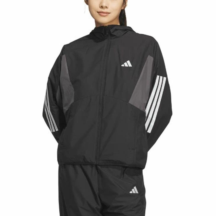 新品未使用 / adidas ブラック ウーブンウィンドブレーカー adidas アディダス ウィンドブレーカー 上下 レディース W TEAM