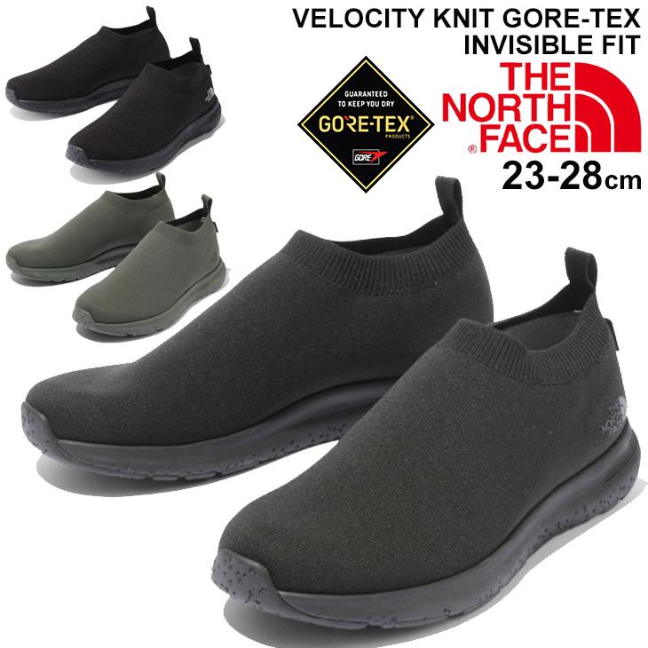 スニーカー スリッポン 防水 シューズ メンズ レディース ノースフェイス The North Face ベロシティニット Gore Tex インビジブル Nf Nf World Wide Market 通販 Yahoo ショッピング