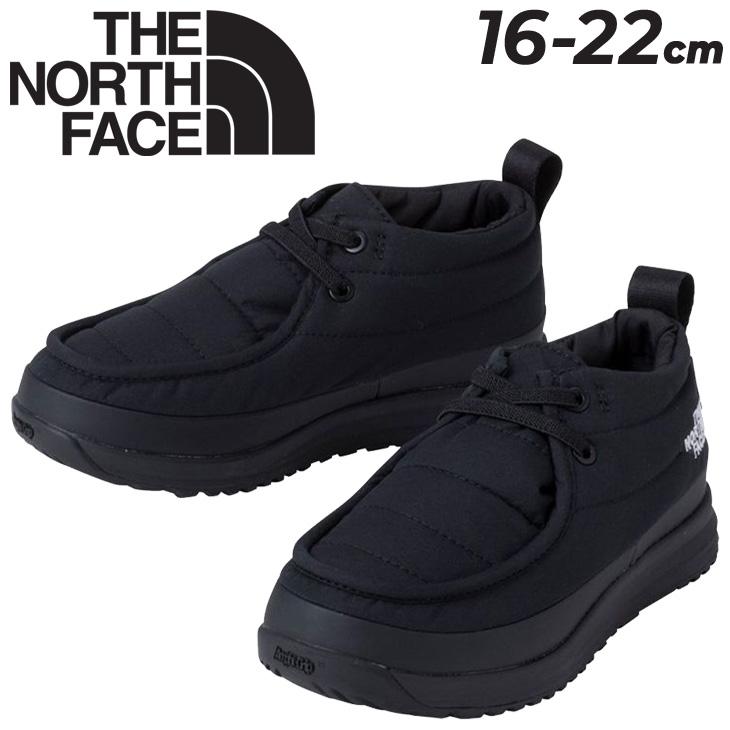 【新品】ノースフェイス キッズ ブーツ 21cm モカシン ブラック THE NORTH FACE（ザ ノースフェイス） キッズシューズ 中わた入り 子供