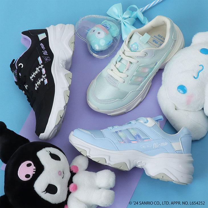 sanrio ムーンスター ニーモ サンリオコラボ ジュニア 厚底 sanrio ムーンスター ニーモ サンリオコラボ ジュニア 厚底