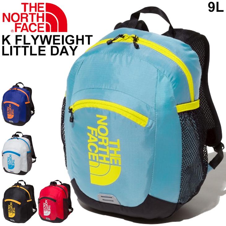 キッズ リュックサック 9L バッグ 子ども用/ノースフェイス THE NORTH FACE フライウェイトリトルデイ バックパック/小型 デイパック 遠足 男の子 /NMJ72001｜w-w-m