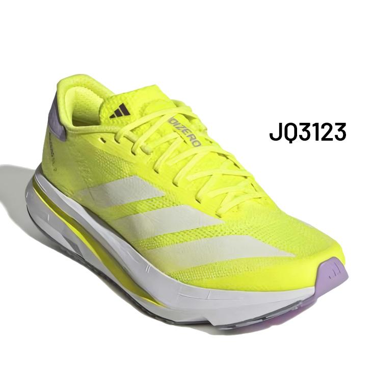 【美品】アディゼロ SL2 アディダス 27cm イエロー adidas（アディダス） ランニングシューズ レディース アディゼロ SL2