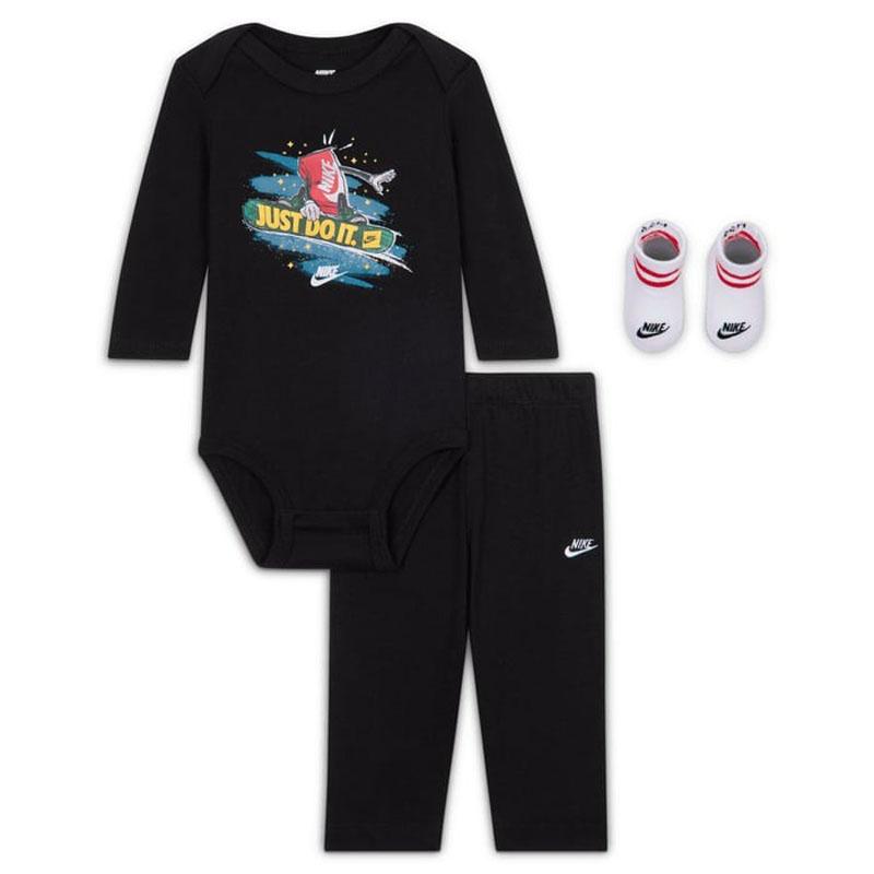 NIKE（ナイキ） ベビーウェア 3点セット 74-82cm 新生児 NIKE 3PC BOXY