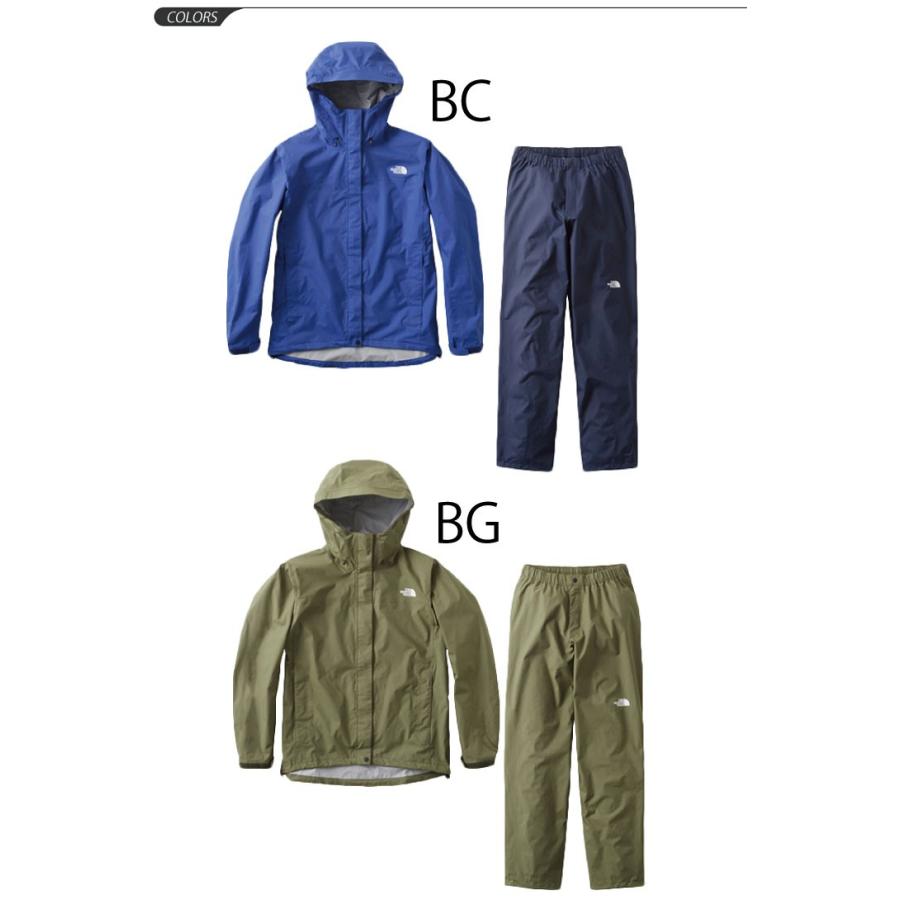 レインスーツ レインウェア レディース ザ・ノースフェイス THE NORTH FACE 雨合羽 雨具 ジャケット ロングパンツ 上下セット  トレッキング 正規品/NPW11716