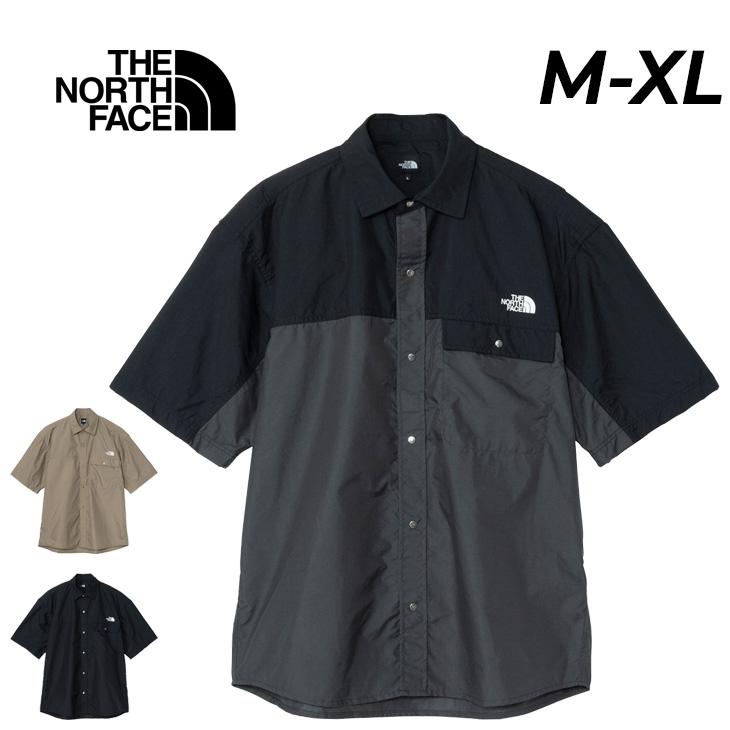ザ・ノース・フェイス 半袖シャツ メンズ レディース THE NORTH FACE S/Sヌプシシャツ アウトドアウェア キャンプ フェス タウン はっ水 ナイロンシャツ 無地 刺繍ロゴ 半そで 夏 サマー ユニセックス 服 ブランド Nuptse Shirt アパレル/NR22552 THE NORTH FACE（ザ ノースフェイス） 半袖シャツ メンズ レディース