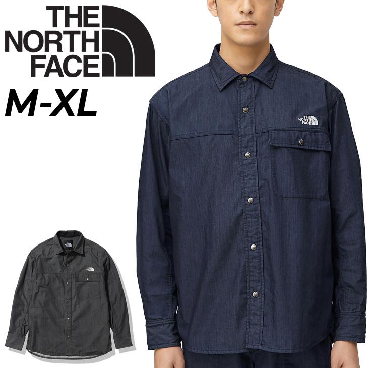 THE NORTH FACE ナイロンデニムヌプシシャツ　デニムシャツ THE NORTH FACE（ザノースフェイス）の「THE NORTH FACE L/S NYLON
