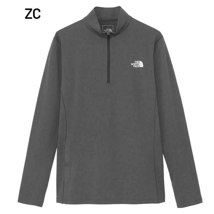 日本未発売 ノースフェイス 防臭加工 ストレッチ 長袖 ジップ シャツ L 黒 THE NORTH FACE（ザ ノースフェイス） レディース 長袖 ジップシャツ