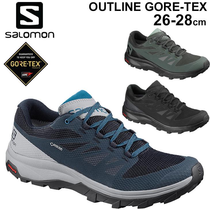 アウトドア シューズ メンズ 防水 スニーカー サロモン Salomon アウトライン ゴアテックス Outline Gore Tex 男性 ハイキング トレッキング Outlinegore Outlinegore World Wide Market 通販 Yahoo ショッピング