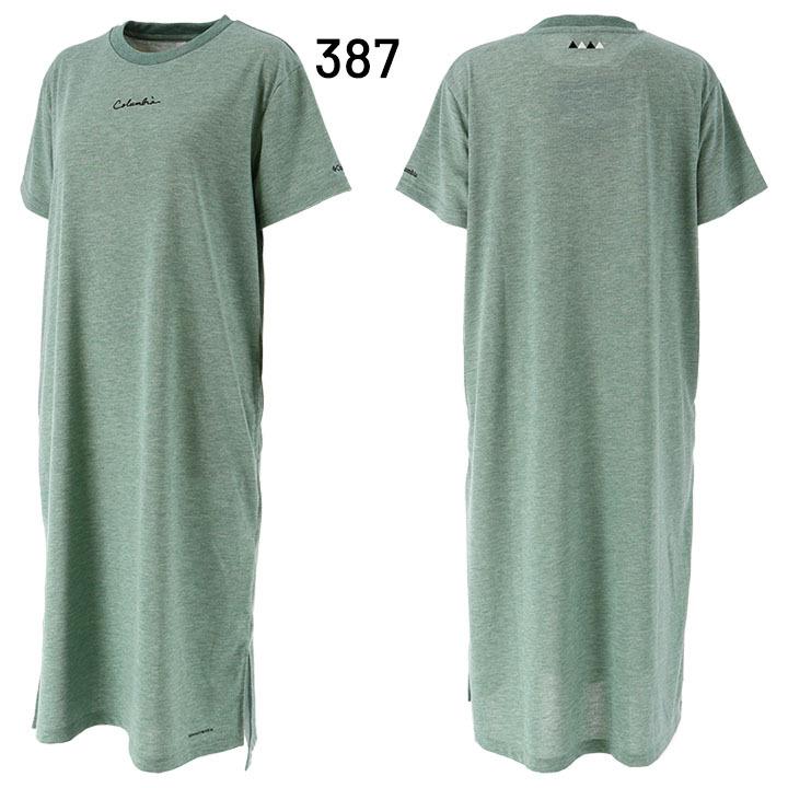 Columbia（コロンビア） ワンピース 半袖 Tシャツワンピ レディース