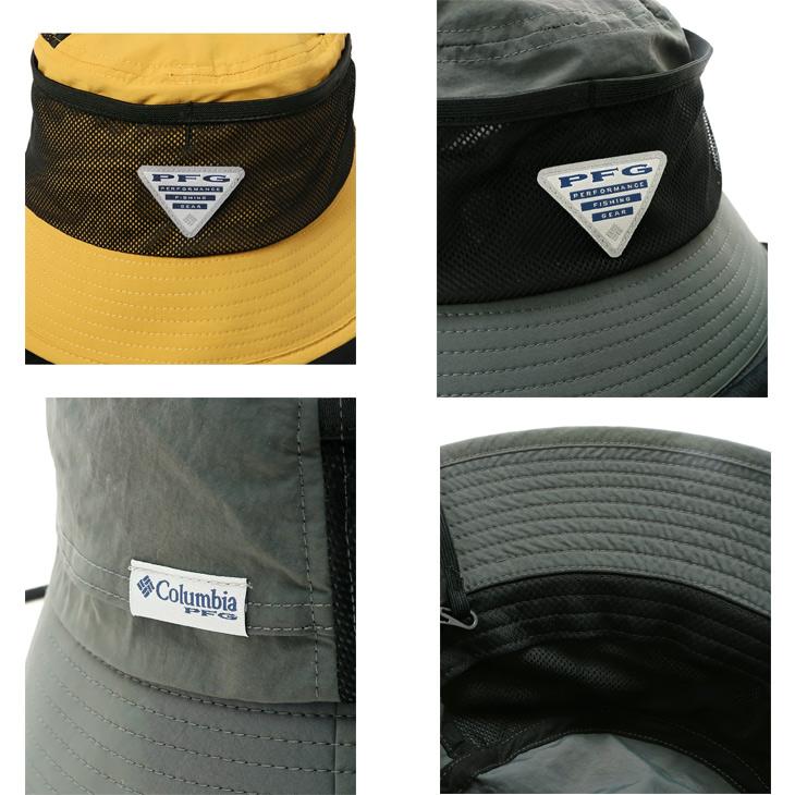 ト*や様 Columbia PFG Performance バケットハット Columbia（コロンビア） 帽子 日よけたれ付 メンズ レディース
