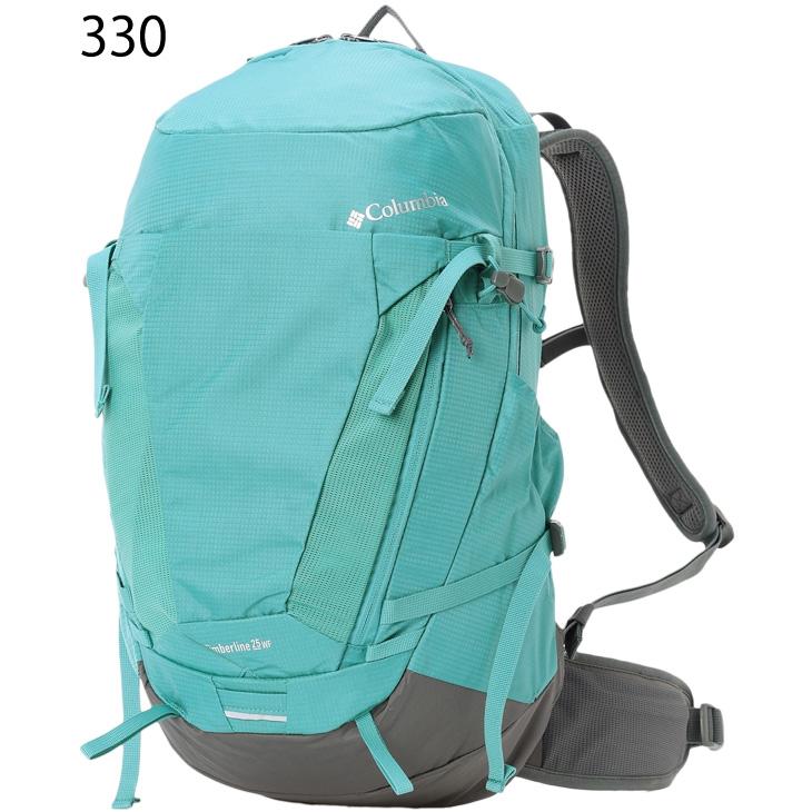 コロンビア リュックサック バッグ Columbia ティンバーライン 25L WF バックパック 登山用リュック ザック 背面長43cm はっ水 アウトドアパック 山登り トレッキング ハイキング 男性 女性 ユニセックス レディースリュック 鞄 グリーン ブランド かばん/PU8806 Columbia（コロンビア） リュックサック バッグ ティンバーライン 25L