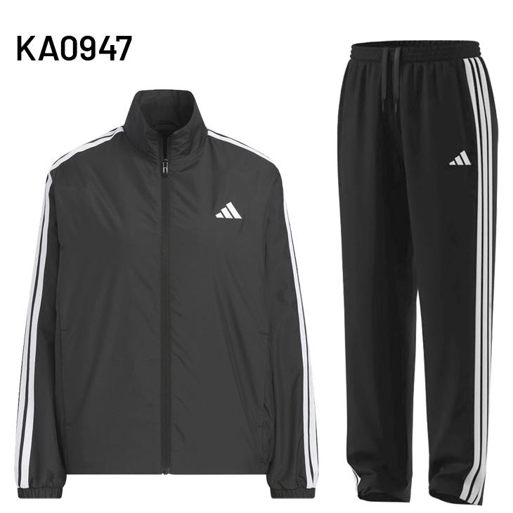 【新品未使用】adidas レディース ウィンドブレーカー ジャージ ブラック adidas（アディダス） （レディース）チーム ルーズフィット ウインド