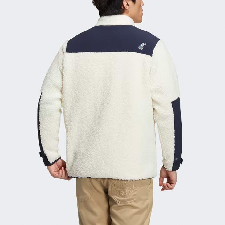 adidas（アディダス） ボアジャケット 裏起毛 メンズ ゴルフジャケット