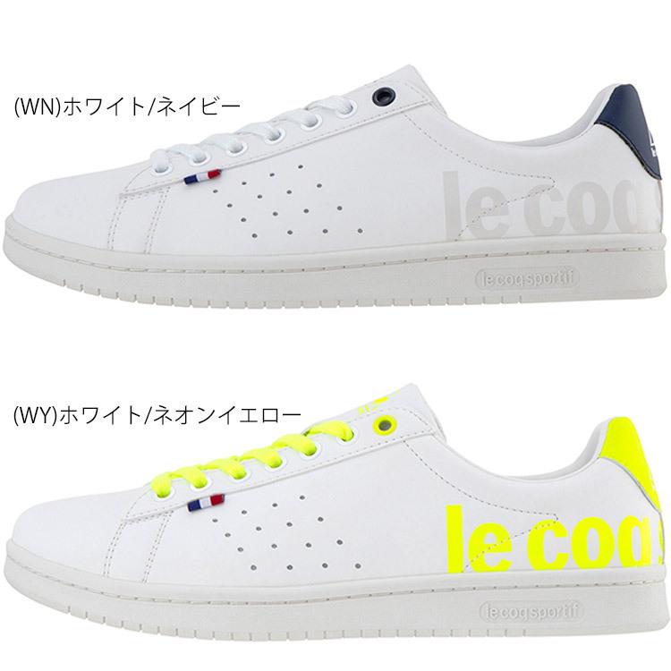 スニーカー レディースシューズ le coq sportif ルコック LA ローラン SL BL/ローカット コートスタイル スポーティカジュアル 女性 定番 シンプル /QL1TJC07｜w-w-m｜06