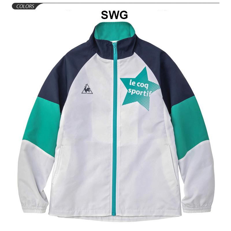 ジュニア ウィンドブレーカー 裏起毛 女の子 キッズ アウター/le coq sportif ルコック ウィンドジャケット ガールズ/子供服 スポーツ/QMJQJF30｜w-w-m｜02