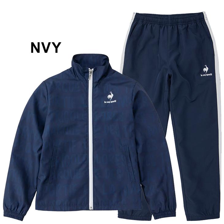 le coq sportif セットアップ ウィンドブレーカー 上下M ネイビー le coq sportif（ルコックスポルティフ） ジュニア ウィンドブレーカー