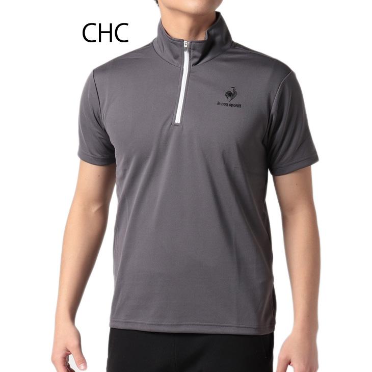 le coq sportif トレーニングウェア メンズ ハーフジップ 半袖