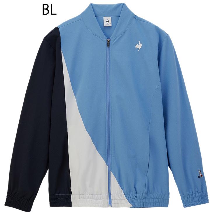 ルコック ジャージ メンズ le coq sportif クロスジャケット 薄手 アウター ドライ トレーニング スポーツウェア ウエア ジャージー 吸汗 ストレッチ /QMMXJF20｜w-w-m｜02