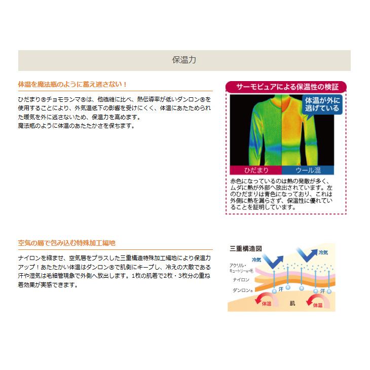 ひだまり チョモランマ 婦人タイツ ブランド レディース インナー
