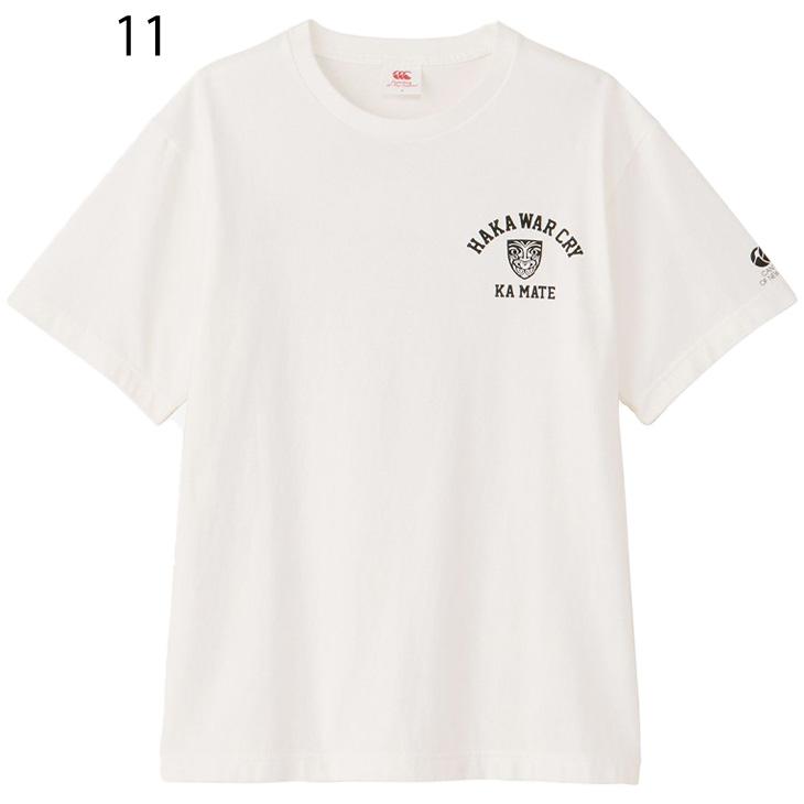 カンタベリー 半袖 Tシャツ 4L メンズ ユニセックス 大きいサイズ canterbury プリントT HAKA(ハカ) ビッグサイズ クルーネック 厚手 ラガースタイル /RA34121B｜w-w-m｜02