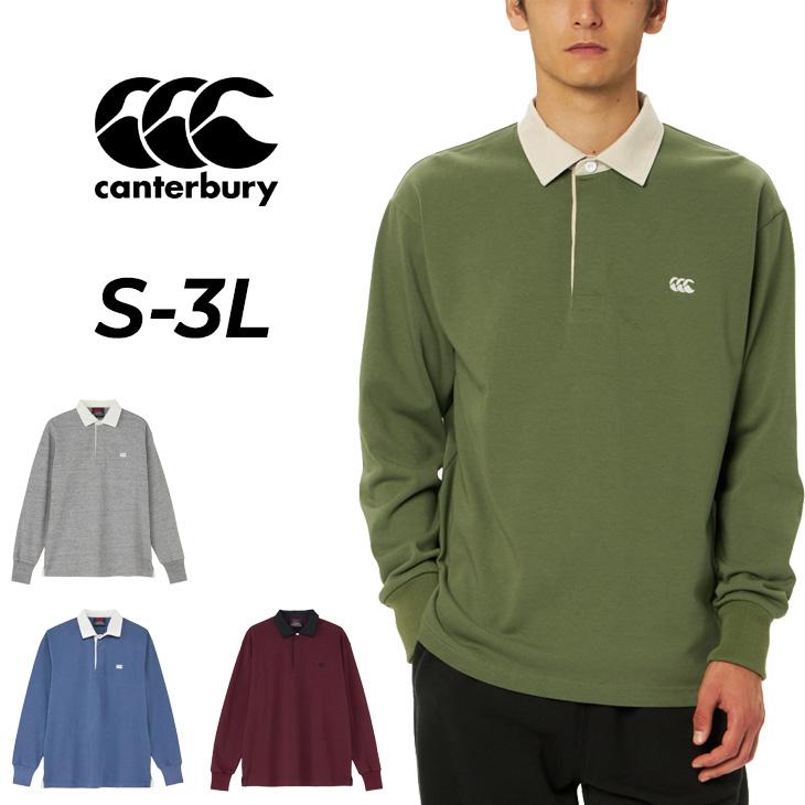 カンタベリー ラガーシャツ 長袖 メンズ レディース canterbury L/S