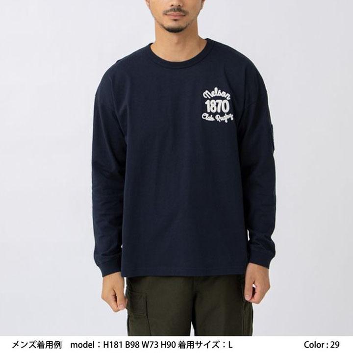 長袖 Tシャツ コットン メンズ canterbury カンタベリー/スポーツ