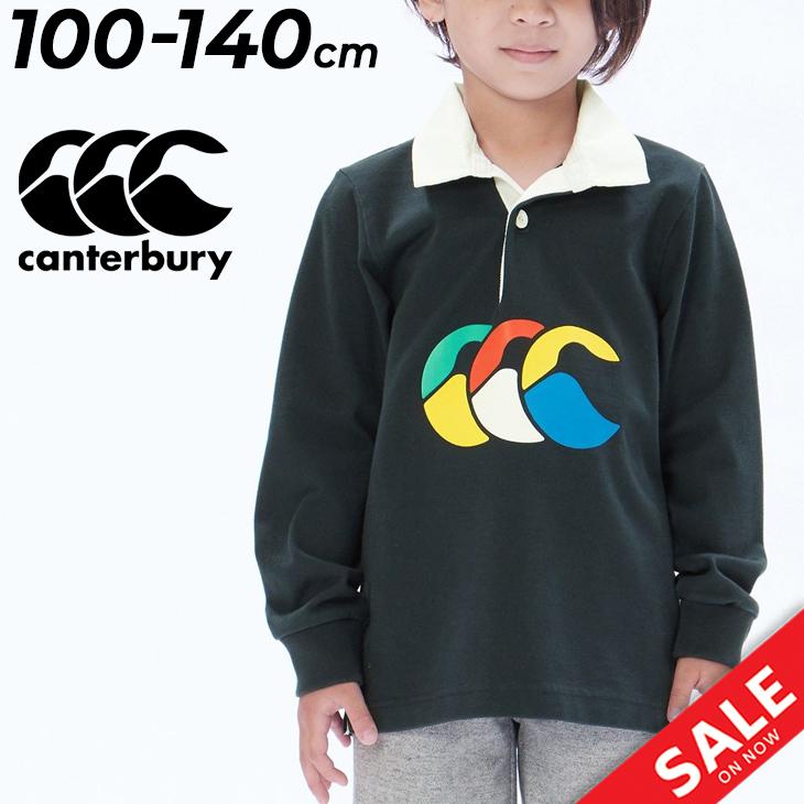 【新品未使用】CANTERBURY ラガーシャツ 長袖 アグリージャージ M カンタベリー キッズ ラガーシャツ 長袖 子ども用 canterbury アグリー